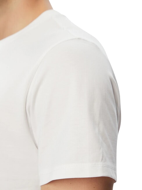 LOGO T-shirt a manica corta, puro cotone purwhite - T-shirt Uomo