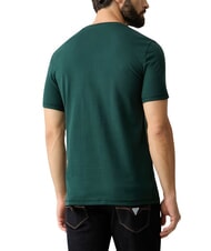 GUESS AIDY T-shirt scritta in tinta alpine grove - T-shirt Uomo - 2