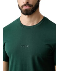 GUESS AIDY T-shirt scritta in tinta alpine grove - T-shirt Uomo - 3