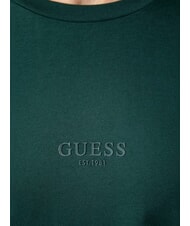 GUESS AIDY T-shirt scritta in tinta alpine grove - T-shirt Uomo - 4
