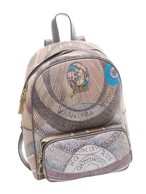 PLANETARIUM Zaino medio wild watercolor/ dk taupe - Borse Donna