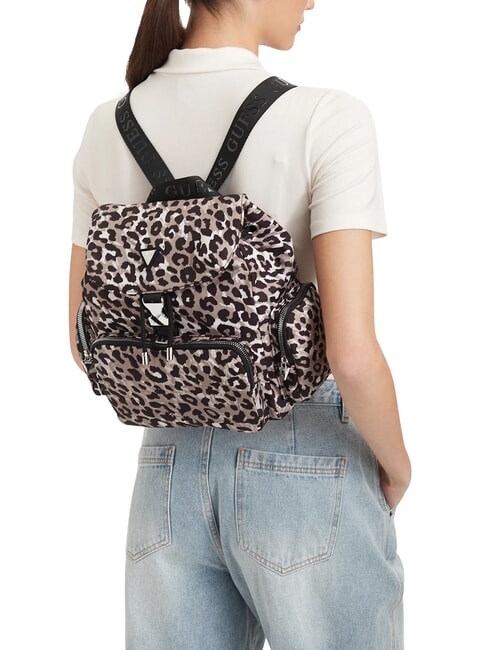 GIRL ALLOVER Zaino multitasche leopard print classi - Borse Donna