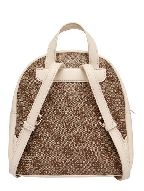 GIRL Zainetto con tasca frontale 4g aop beige blanco - Borse Donna
