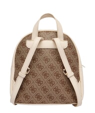 GUESS GIRL Zainetto con tasca frontale 4g aop beige blanco - Borse Donna - 3