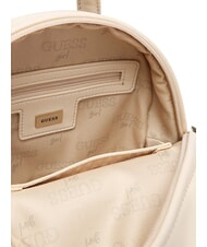 GUESS GIRL Zainetto con tasca frontale 4g aop beige blanco - Borse Donna - 5