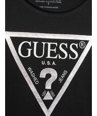 GUESS KIDS T-shirt stampa logo triangolo jetbla - T-shirt Bambino - 3