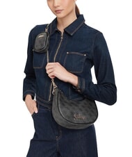 GUESS GIRL Borsa a spalla con tracolla a catena jetbla - Borse Donna - 2