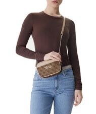 GUESS GIRL MINI ME Borsa mini a tracolla 4g aop beige blanco - Borse Donna - 2