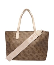 GUESS GIRL MINI ME Borsa a spalla, con tracolla 4g aop beige blanco - Borse Donna - 3