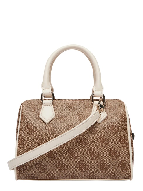 GIRL MINI ME Borsa bauletto mini a mano, con tracolla 4g aop beige blanco - Borse Donna