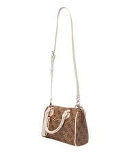 GUESS GIRL MINI ME Borsa bauletto mini a mano, con tracolla 4g aop beige blanco - Borse Donna - 4