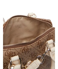 GUESS GIRL MINI ME Borsa bauletto mini a mano, con tracolla 4g aop beige blanco - Borse Donna - 5
