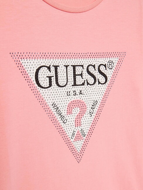 KIDS T-shirt manica lunga con strass sweet pink - T-shirt Bambino