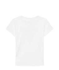 GUESS KIDS T-shirt stampa logo triangolo purwhite - T-shirt Bambino - 2