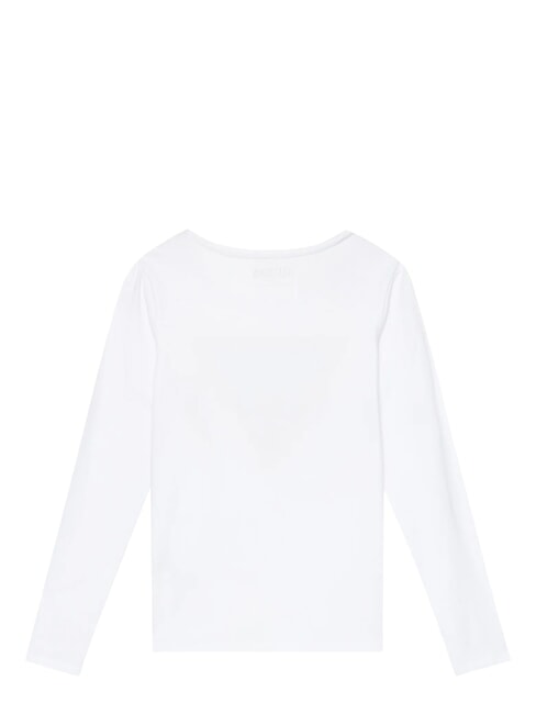 KIDS T-shirt manica lunga con strass purwhite - T-shirt Bambino