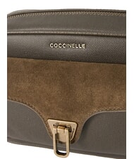 COCCINELLE BEAT WAXED Mini Bag a tracolla fango - Borse Donna - 3