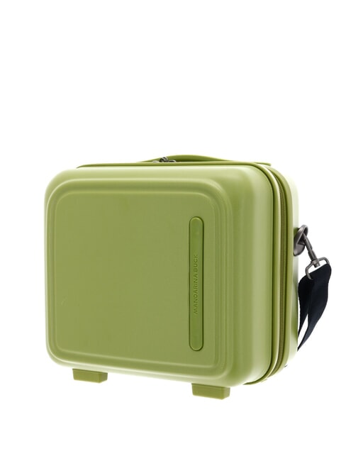LOGODUCK + Beauty case rigido con tracolla winter olive - Beauty Case
