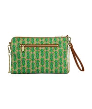 YNOT AUDREY Pochette con polsierina e tracolla kiwi - Borse Donna - 3