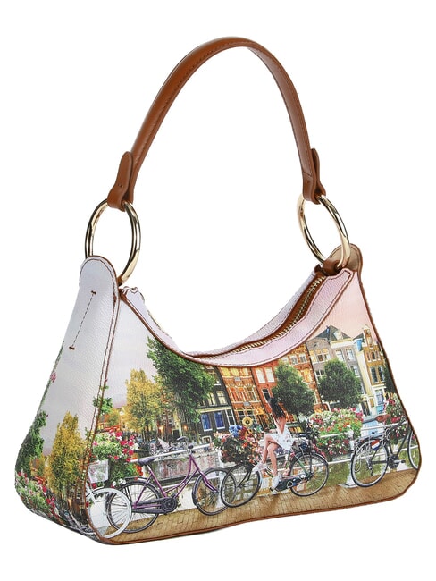 YESBAG Borsa a spalla flower river - Borse Donna