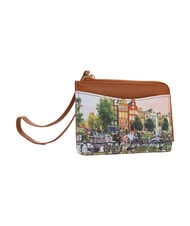 YNOT YESBAG Portacarte con zip e polsierina flower river - Portafogli Donna - 2