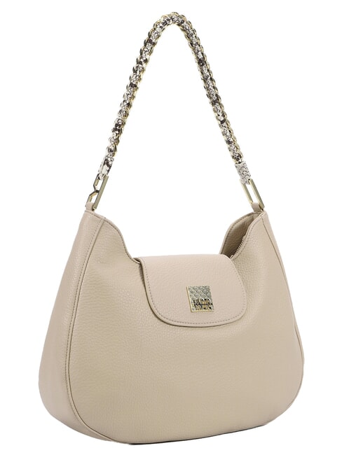 RACHEL Borsa hobo a spalla, con flap cream - Borse Donna