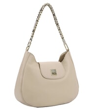 YNOT RACHEL Borsa hobo a spalla, con flap cream - Borse Donna - 2