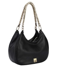 YNOT RACHEL Borsa hobo a spalla, doppio manico a catena black - Borse Donna - 2