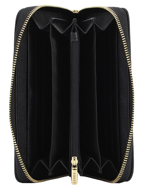 FANTASY Portafoglio large, ziparound black - Portafogli Donna