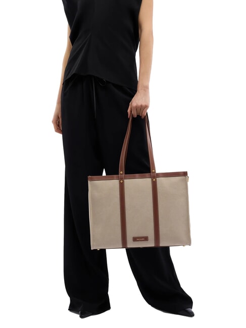 ELBA Borsa a spalla canvas+brand - Borse Donna