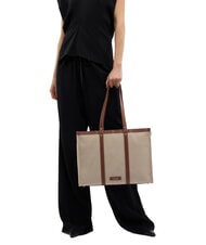TRUSSARDI ELBA Borsa a spalla canvas+brand - Borse Donna - 2