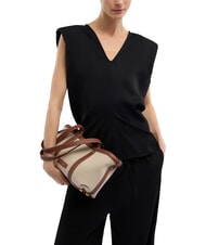 TRUSSARDI ELBA Borsa a spalla canvas+brand - Borse Donna - 2