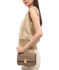 TRUSSARDI CAMEO Mini Bag a tracolla, in pelle desert taupe - Borse Donna - 2