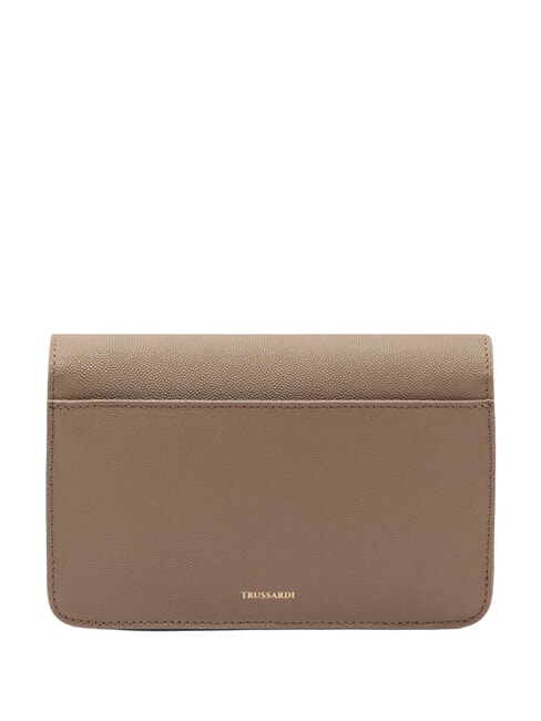 RIVETTO Mini Bag a tracolla, in pelle desert taupe - Borse Donna