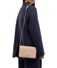 TRUSSARDI RIVETTO Mini Bag a tracolla, in pelle nude - Borse Donna - 2