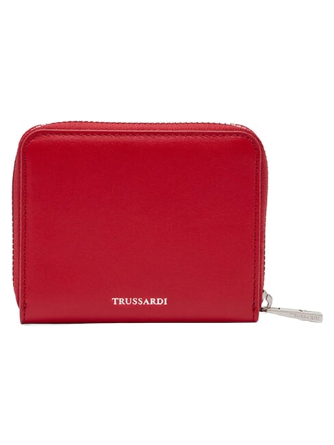 SOCIETY Portafoglio in pelle red - Portafogli Donna