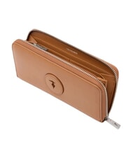TRUSSARDI SOCIETY Portafoglio Zip Around  new brandy - Portafogli Donna - 2
