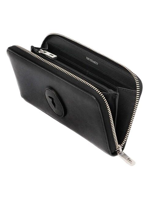 SOCIETY Portafoglio Zip Around  black - Portafogli Donna