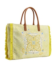 YNOT SAMOA Borsa shopping, a spalla lemon - Borse Donna - 2