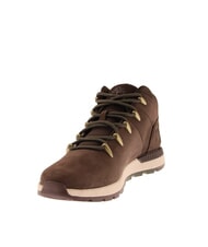 TIMBERLAND SPRINT TREKKER MID  Scarponcini in pelle  dark brown nubuck black - Scarpe Uomo - 3