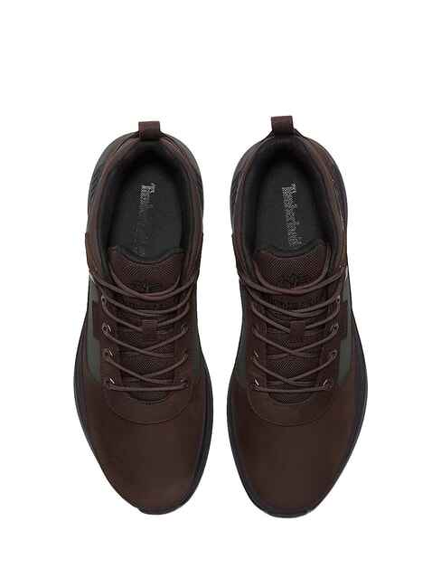 FIELD TREKKER Sneakers dark brown nubuck darkgreen - Scarpe Uomo