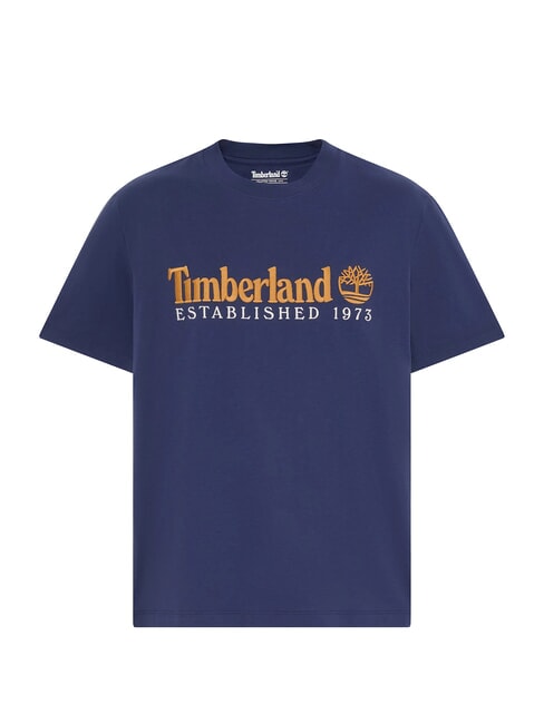 ESTABILISHED 1973 T-Shirt in cotone naval academy - T-shirt Uomo