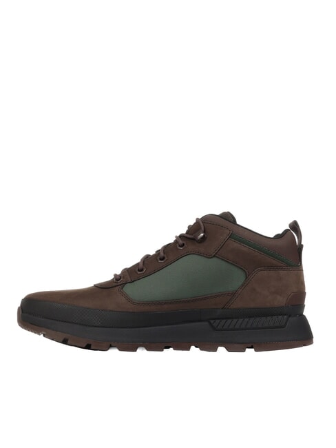 FIELD TREKKER Sneakers dark brown nubuck darkgreen - Scarpe Uomo