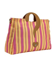 YNOT STRIPES Borsa shopping a mano, con tracolla orange - Borse Donna - 2