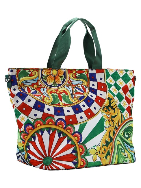 MODICA Borsa shopping a spalla, com tracolla kiwi - Borse Donna