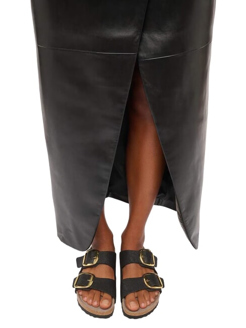 ARIZONA BIG BUCKLE Sandalo ciabatta pythonblack - Scarpe Donna