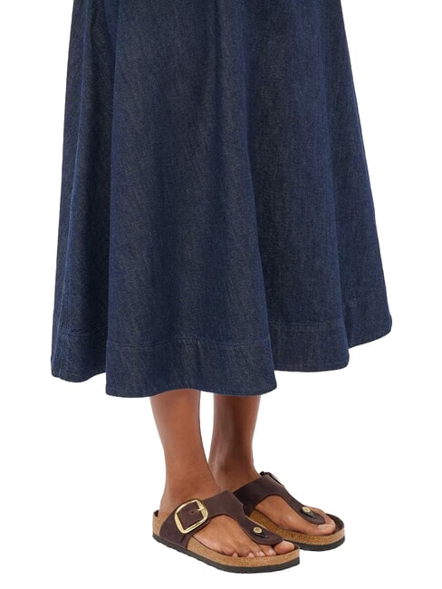 GIZEH BIG BUCKLE HEX Sandalo ciabatta in pelle habana - Scarpe Donna