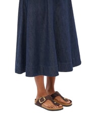 BIRKENSTOCK GIZEH BIG BUCKLE HEX Sandalo ciabatta in pelle habana - Scarpe Donna - 6