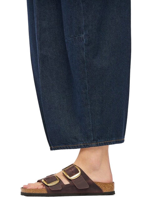 ARIZONA BIG BUCKLE HEX Sandalo ciabatta in pelle oliata habana - Scarpe Donna