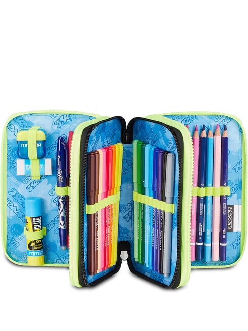 SHADOWS OF COLOR Astuccio con Kit Scolastico giallo - Astucci e Accessori