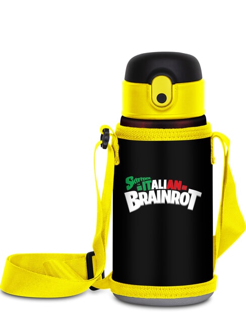 ITALIAN BRAINROT Borraccia termica 0,46 l Nero - Borracce termiche
